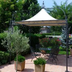 Gazebo senza tende laterali