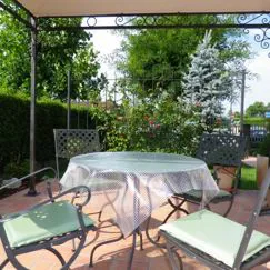 Tovaglia per tavolo giardino trasparente