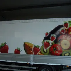 Telo per camion decorato